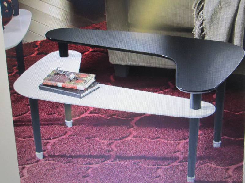 Retro Boomerang Coffee Table open b...