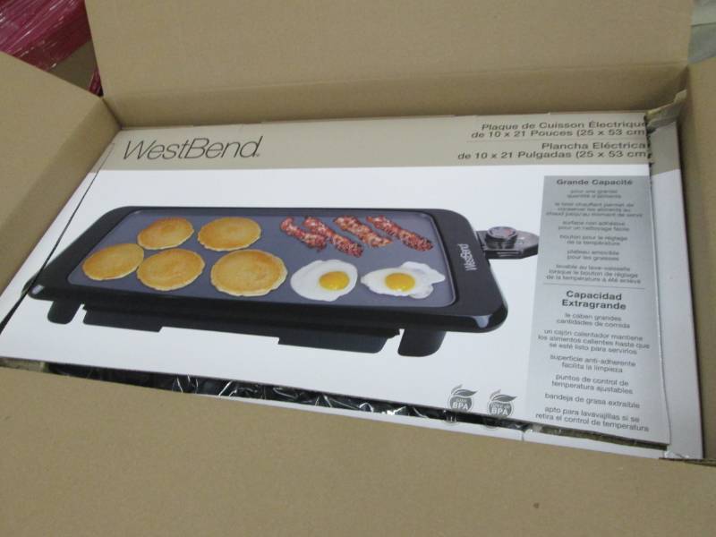 Electric Griddle with Warming Drawe...