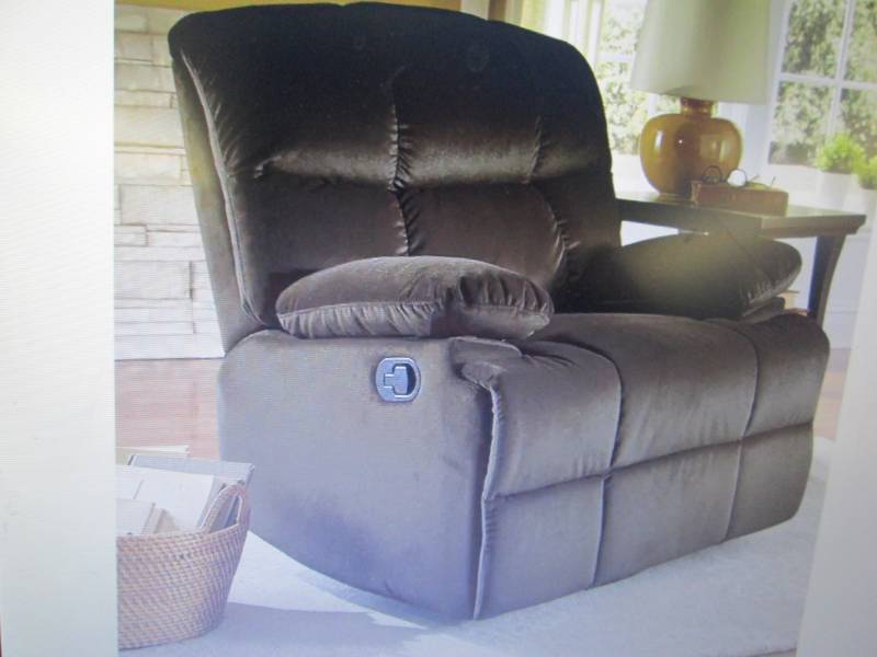 Microfiber Swivel Rocker Recliner o...