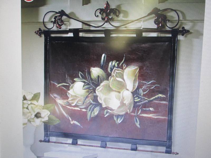 Magnolia Leatherette Wall Hanging o...