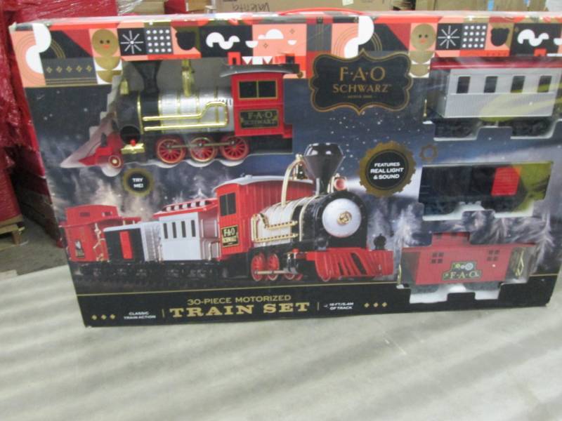 30 Piece Motorized Train Set by FAO...
