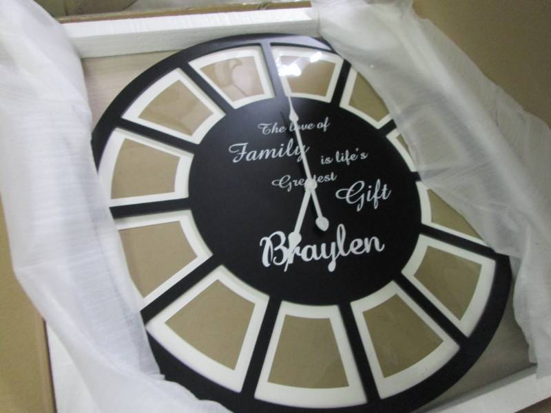 Photo Frame Clock open box, unteste...