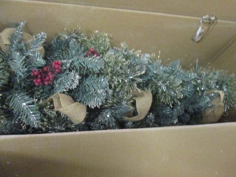 Cashmere Lit Tree in Barrel Pot- un...