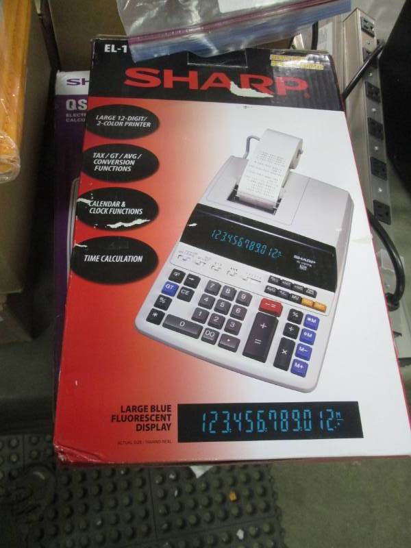 Sharp 12 Digit 2 Color Printing Cal...