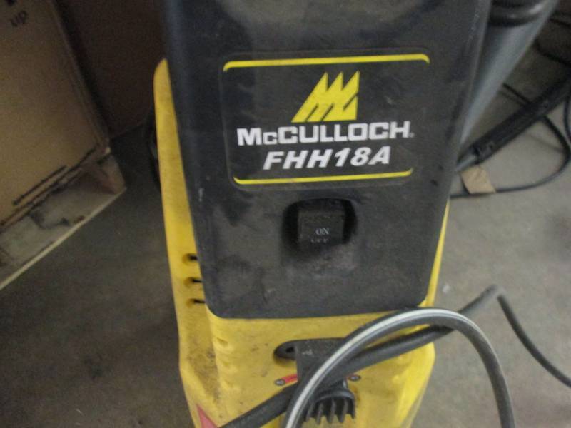 McCulloch FHH18A Pressure Washer 