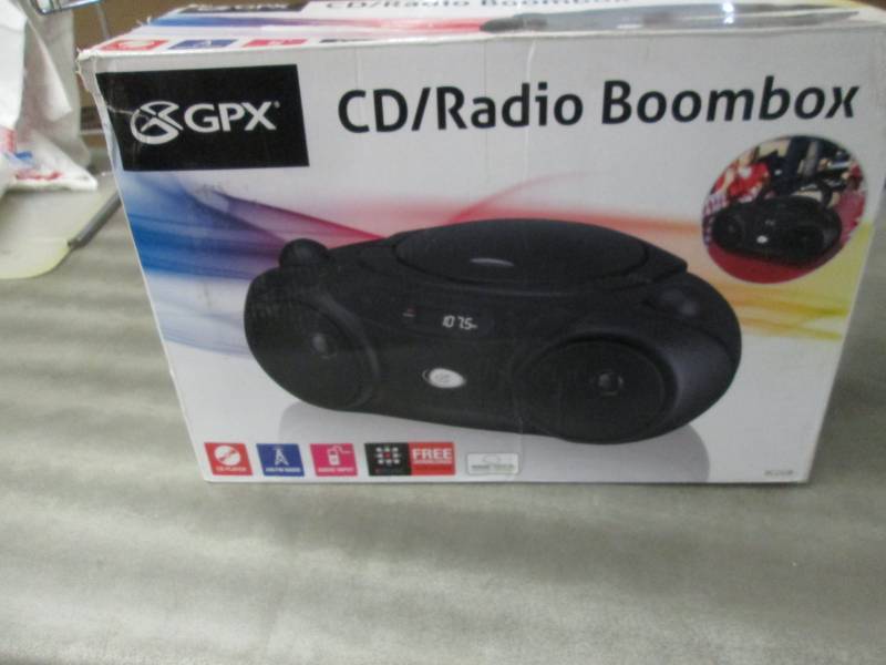 GPX CDRadio Boombox open box...