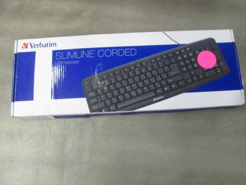 Verbatim Slimline Corded USB Keyboa...