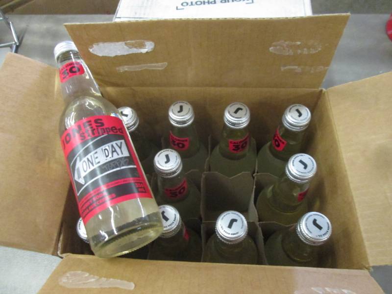 2 Cases of 12 Jones Stripped Cherry...