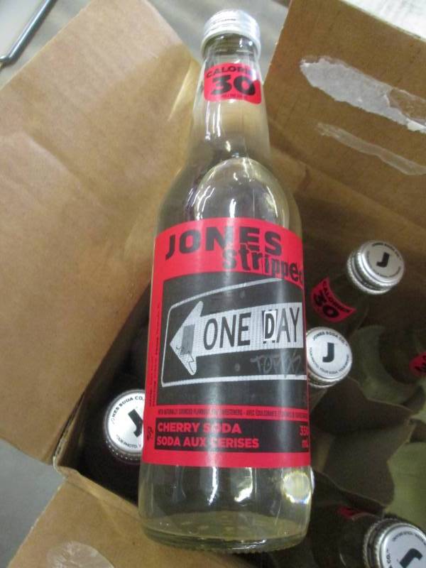 2 Cases of 12 Jones Stripped Cherry...