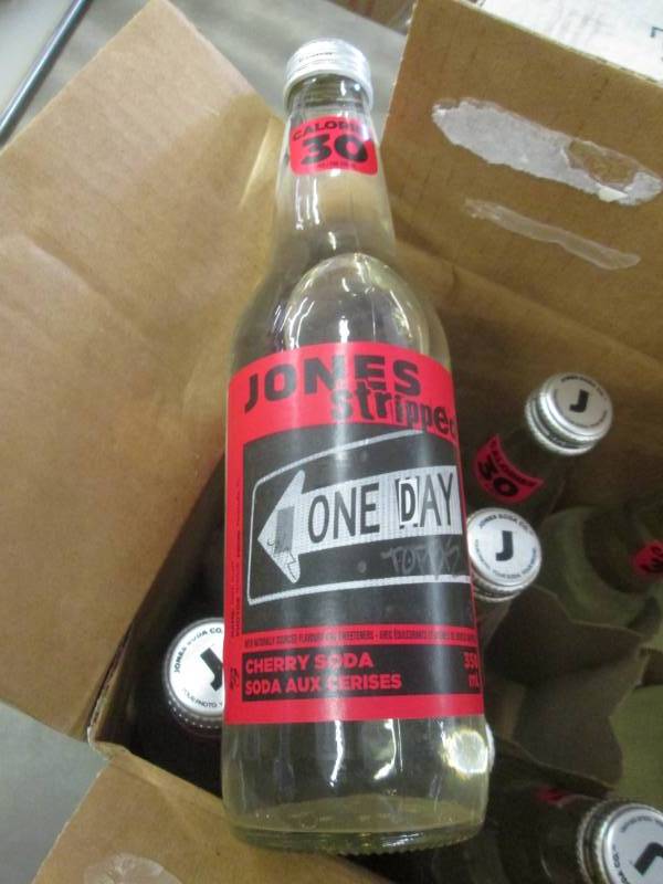 2 Cases of 12 Jones Stripped Cherry...