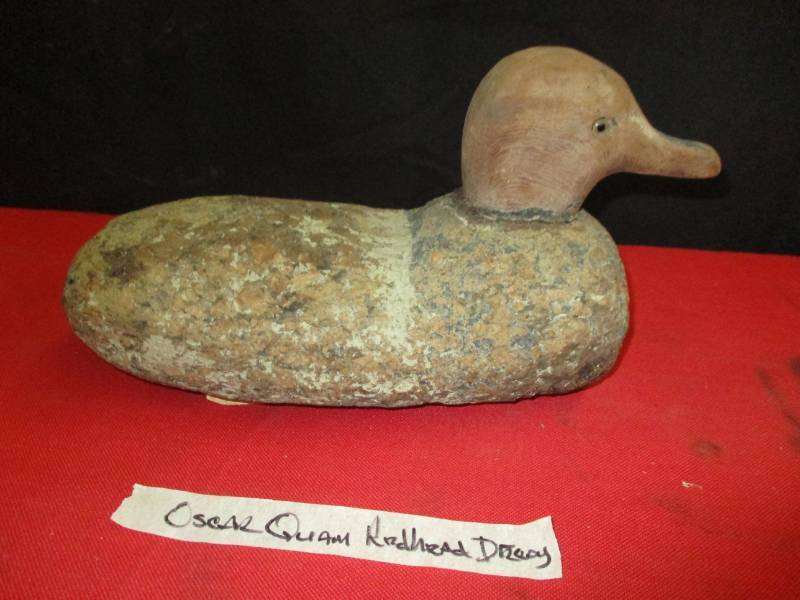 lot 9 image: Oscar Quam Readhead Decoy