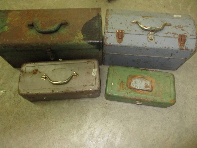lot 68 image: Tool Box and Tackle Boxes