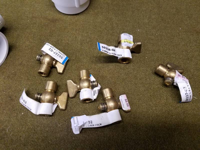 PVC Parts, Needle Valves &amp Air Cocks