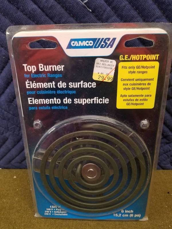 Camco Top Burner