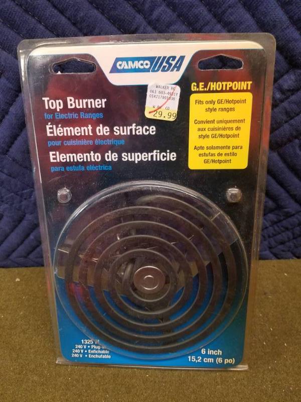 Camco Top Burner