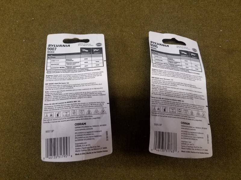 Sylvania Halogen Bulbs