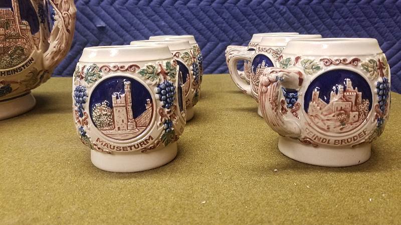 Gerz German Castle&nbspPunch Bowl Set