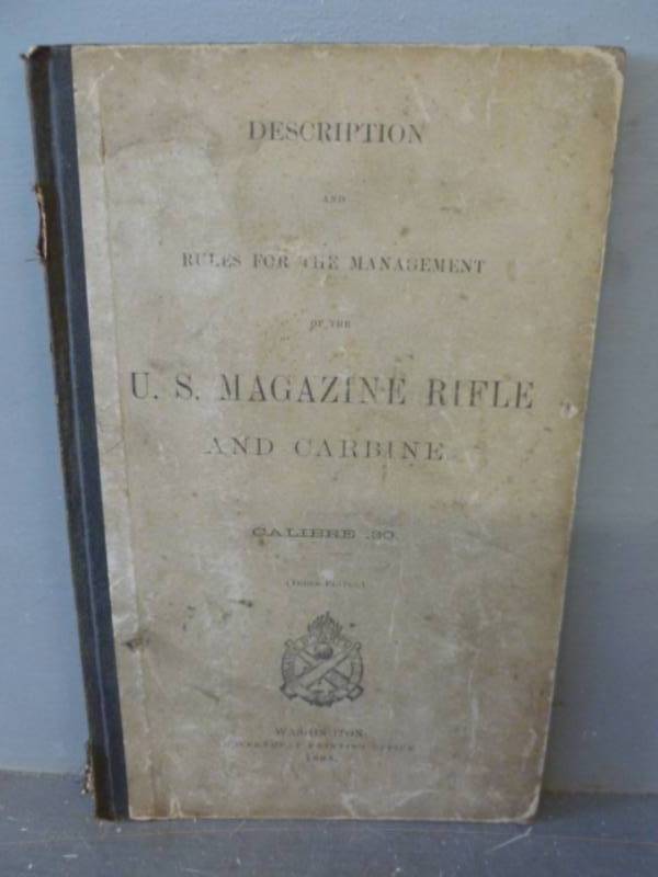lot 43 image: Antique U.S Ordinance Department Booklet