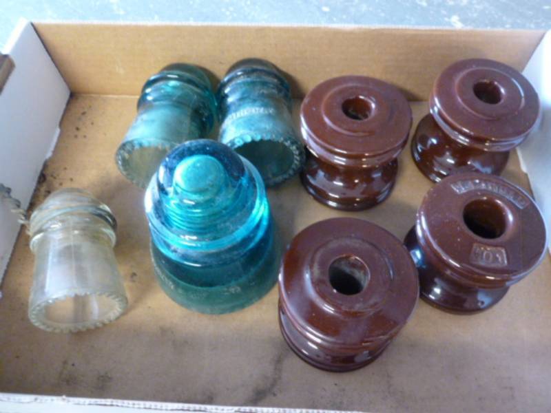 lot 105 image: Antique Insulators