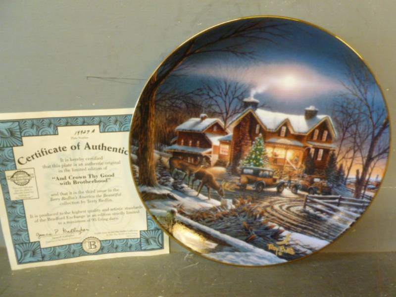 lot 236 image: Terry Redlin Plate Decoration
