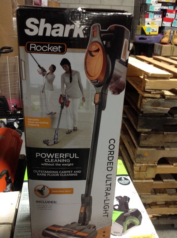 Shark Rocket Ultra-Light Upright Vacuum Cleaner in working conditions