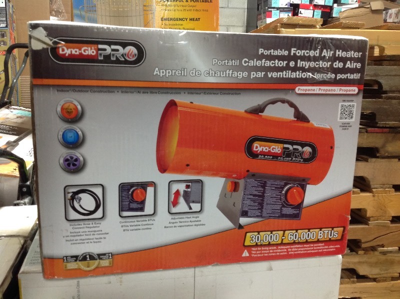 Dyna-Glo Pro 60K BTU Forced Air Propane Portable Heater