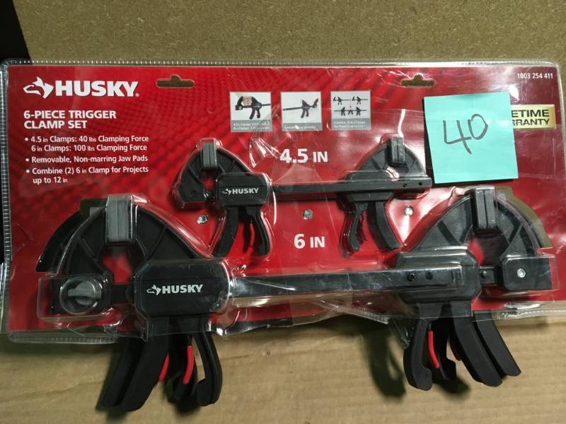 Husky Trigger Clamp Set (4 Pieces)