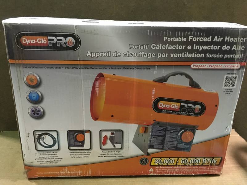 Dyna-Glo Pro 60K BTU Forced Air Propane Portable Heater