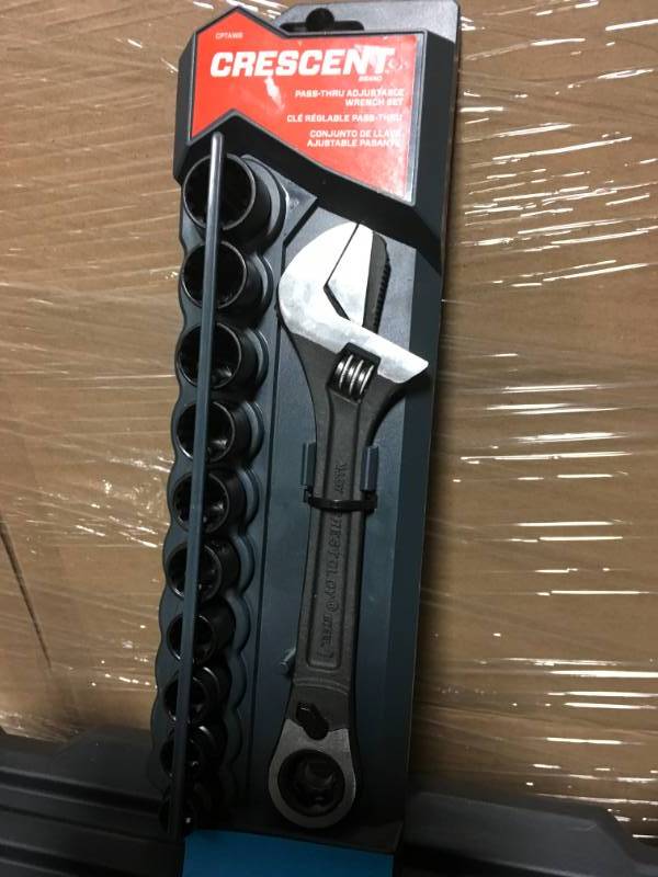 Crescent 38 in. Drive Pass-Thru Adjustable Wrench Set (11-Piece)  in like new condition