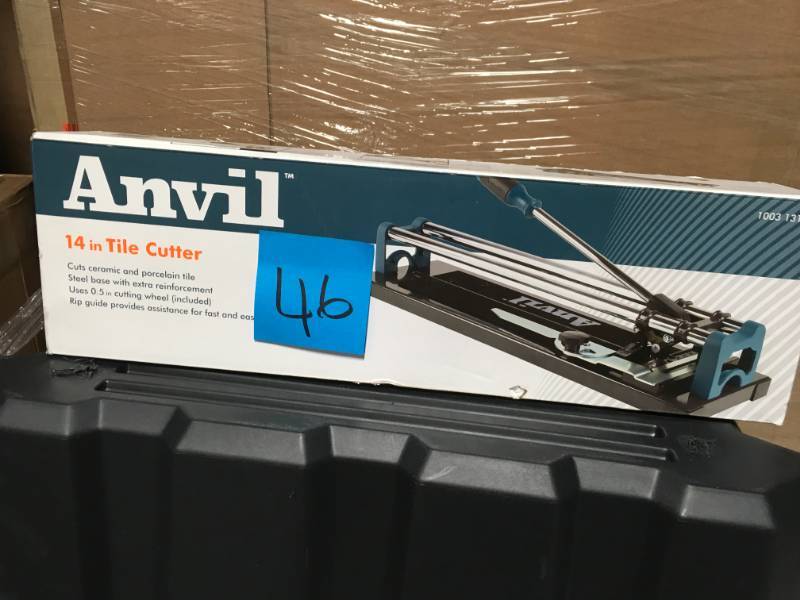 ANVIL 14 in. Ceramic and Porcelain Tile Cutter  in like new condition