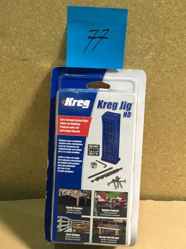 Kreg Heavy-Duty Pocket-Hole Jig  in like new condition