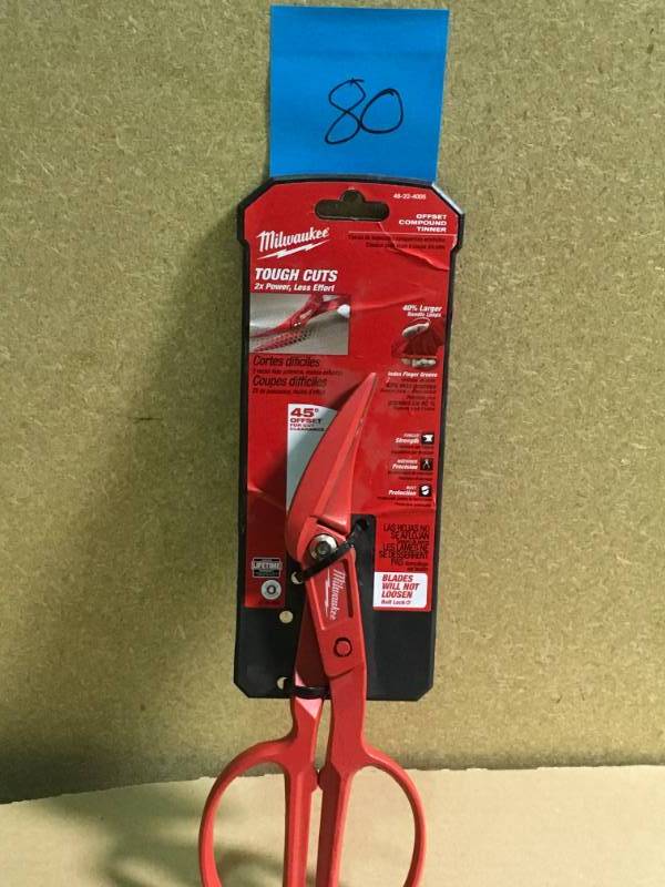 Milwaukee Offset Compound Tinner  in like new condition