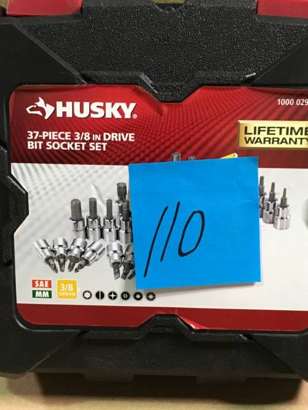 Husky 38 in. Drive Master Bit Socket Set (37-Piece)