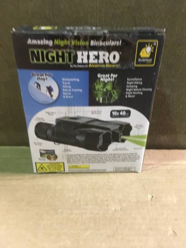lot 82 image: Night Vision 10x Binoculars  in like new condition