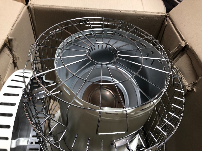 lot 111 image: DuraHeat 23,800 BTU Indoor Kerosene Portable Heater in working conditions