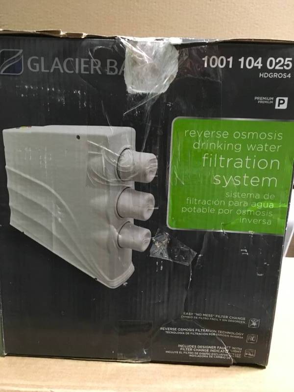 Glacier Bay Premium Reverse Osmosis Drinking Water Filter Set (Fits HDGROS4 System)  in like new condition