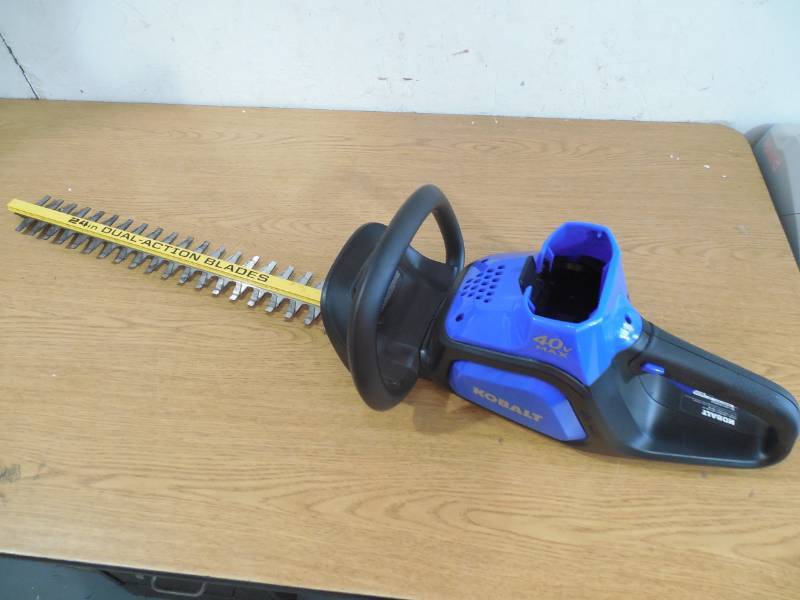 lot 45 image: Kobalt 40-Volt Max 24-in Dual Cordless Electric Hedge Trimmer