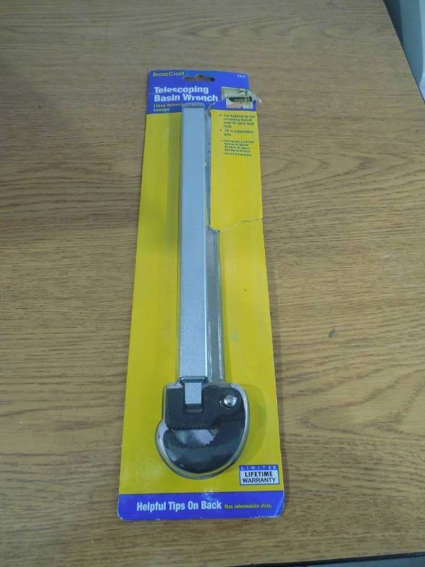 lot 76 image: BrassCraft 10-in to 16-in Basin Wrench