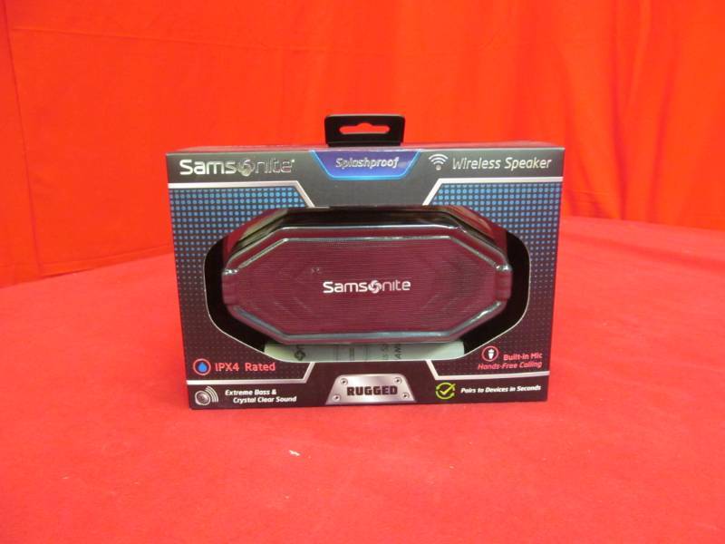 lot 34 image: Samsonite wireless speaker