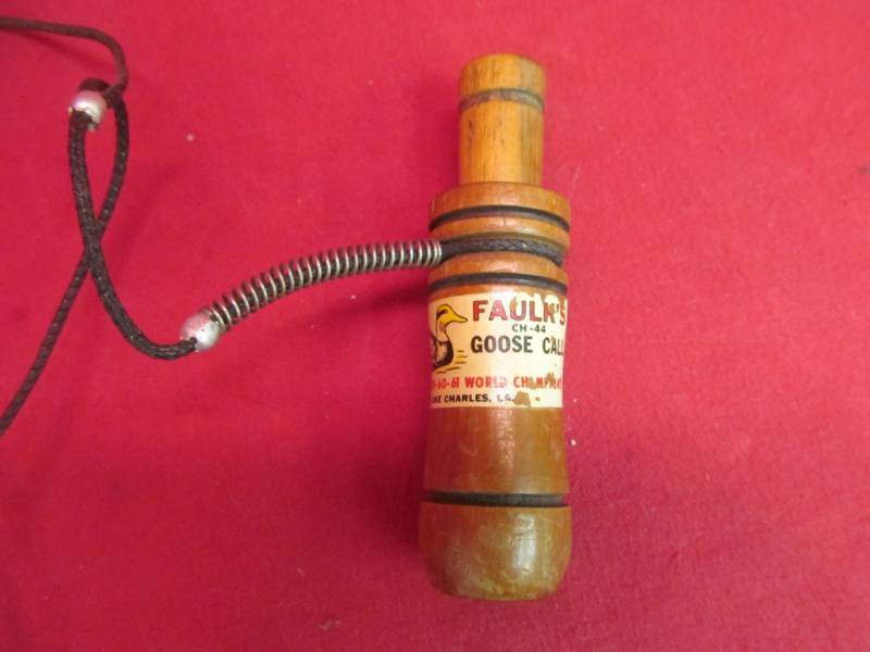 lot 88 image: Faulks goose call