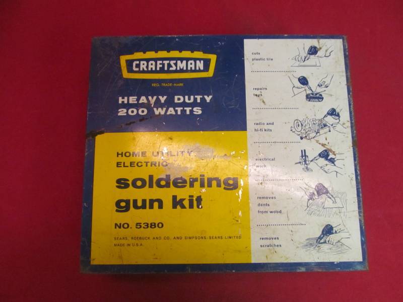 lot 118 image: Craftsman soldering gun kit
