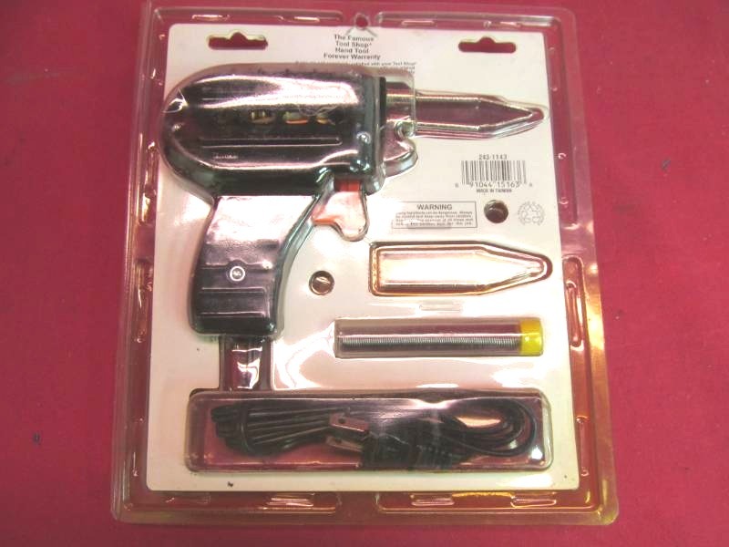 lot 123 image: Tool shop soldering gun kit