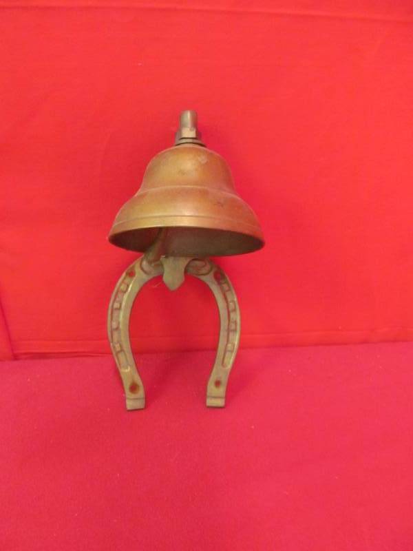 lot 138 image: brass dinner bell