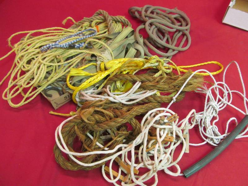 lot 158 image: rope, straps