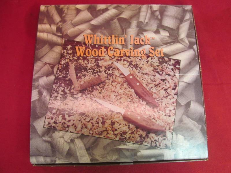lot 230 image: Whittlin Jack wood carving set