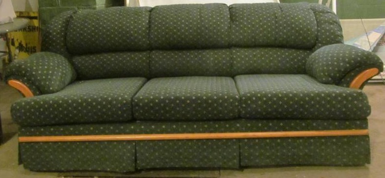 lot 256 image: Simmons sofa sleeper Maxipedic hide abed
