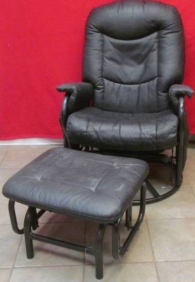 lot 265 image: swivel glider chair