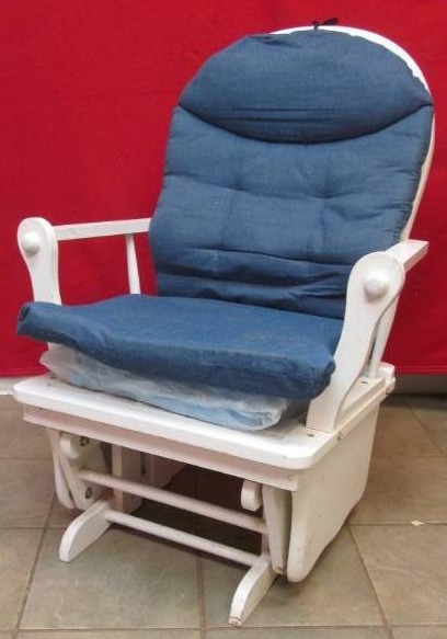 lot 266 image: glider rocker