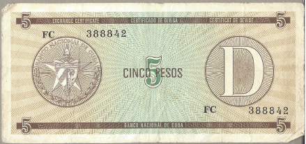Cuba FX29 Extra Fine Banknote