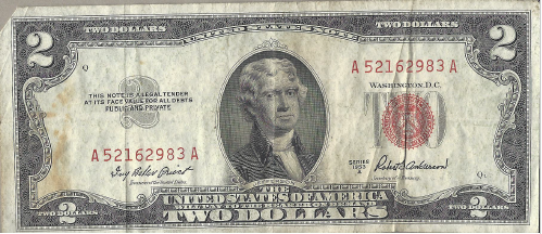 1953 $2 Federal Note
